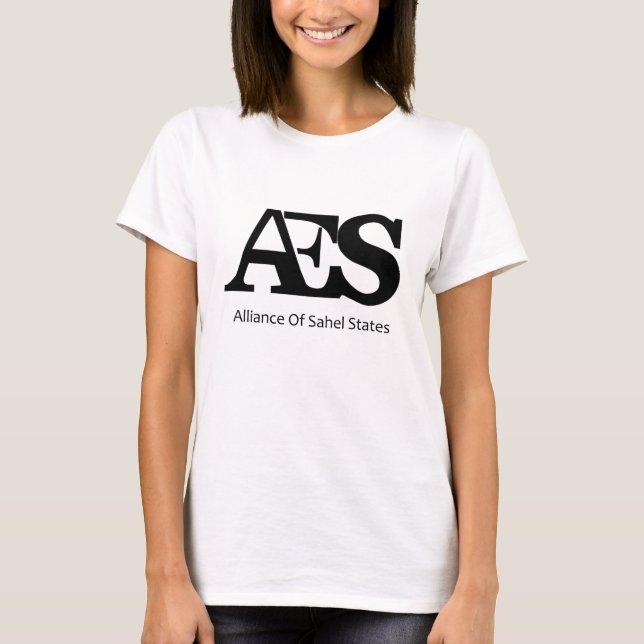 Camiseta Aliança AES Dos Estados Do Sahel (Frente)