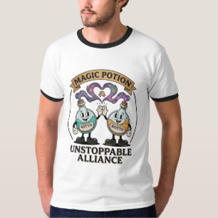 Camiseta Aliança Imparável Botto Marca Retro Magia Potio