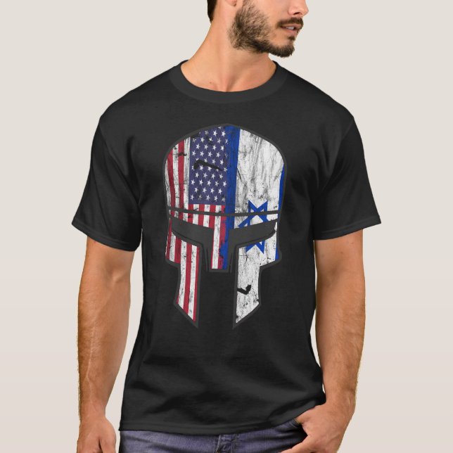Camiseta Aliança Israelo-Americana - Orgulho Espartano (Frente)
