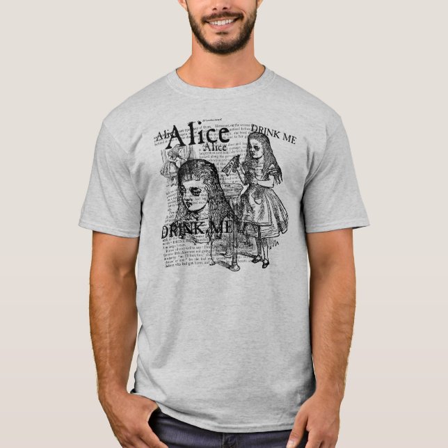 Camiseta Alice Beber Colagem (Frente)