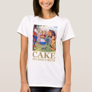 CAMISETA ALICE DIZ, O "BOLO FÁ-LO-Á MELHOR "