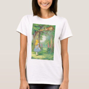 Camiseta Alice e a cor do gato Cheshire