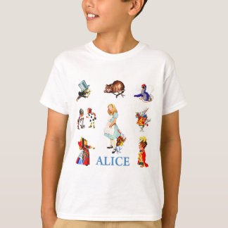 Camiseta Alice e Amigos no País das Maravilhas