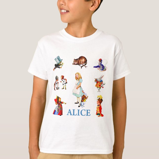 Camiseta Alice e Amigos no País das Maravilhas (Frente)