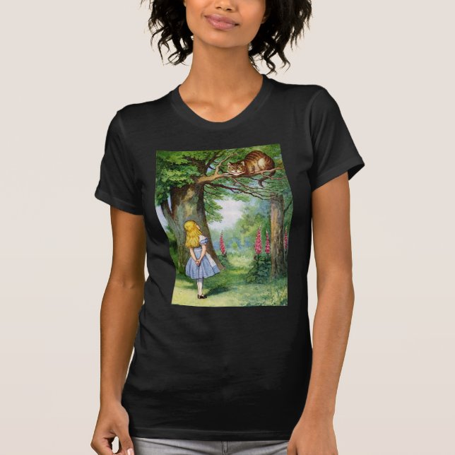 CAMISETA ALICE E O GATO DE CHESHIRE (Frente)