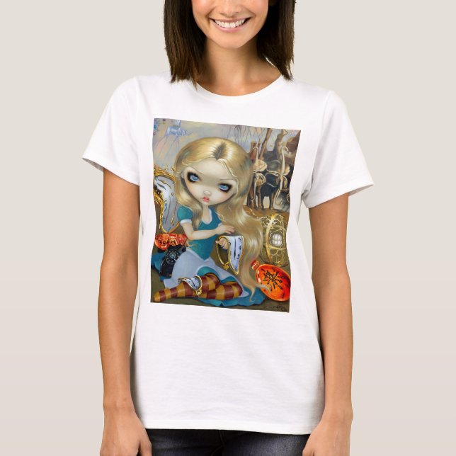 Camiseta "Alice em um Sonho de Dali" (Frente)