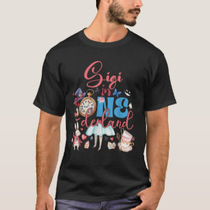 Camiseta Alice Gigi na família ONEderland Birthday