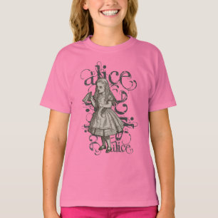 Camiseta Alice In Wonderland Grunge