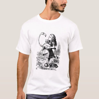 Camiseta Alice joga o Croquet