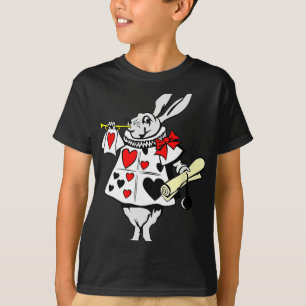 Camiseta Alice No Coelho Da Páscoa No País Das Maravilhas J