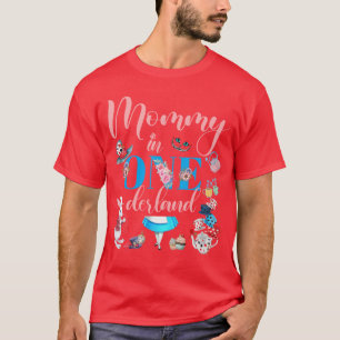 Camiseta Alice no ONEderland Família Mamãe de aniversário