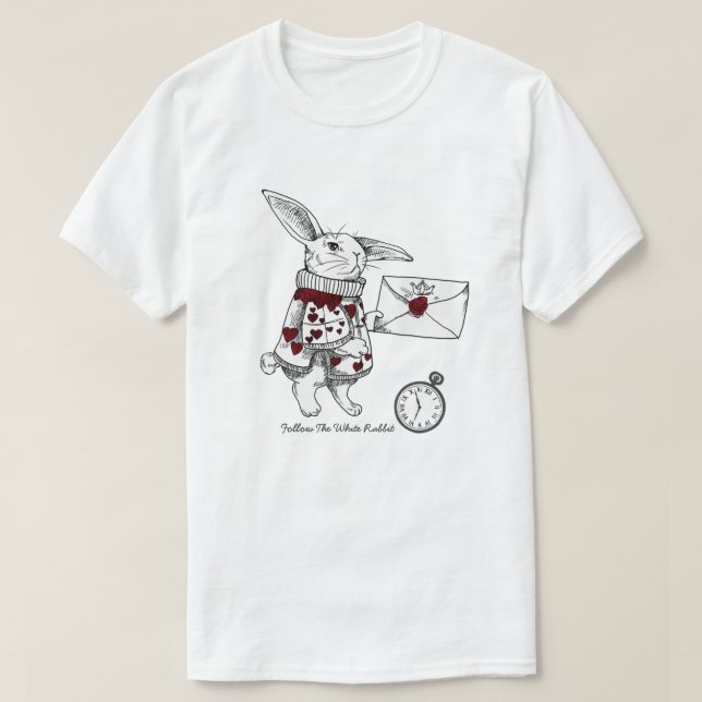 Camiseta Alice no País das Maravilhas (Frente do Design)