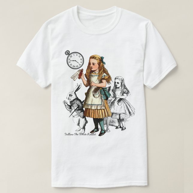 Camiseta Alice no País das Maravilhas (Frente do Design)