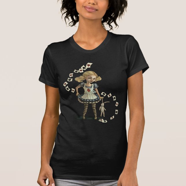 Camiseta Alice no país das maravilhas (Frente)