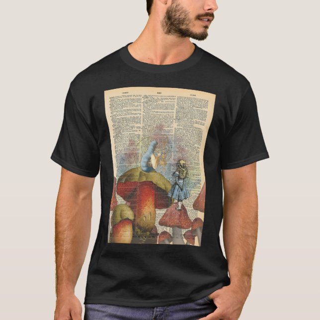 Camiseta Alice No País das Maravilhas - A Gaveta Fumante (Frente)