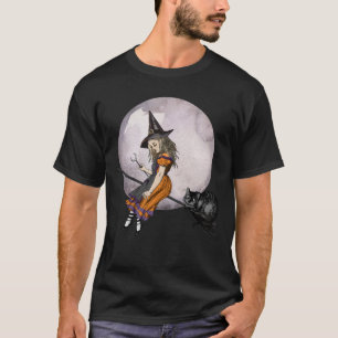 Camiseta Alice No País Das Maravilhas Cheshire Cat Moon Hal