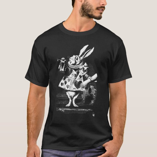 Camiseta Alice No País Das Maravilhas Do Dia Das Bruxas Fig (Frente)