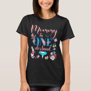 Camiseta Alice No País das Maravilhas Família Mamãe do Aniv