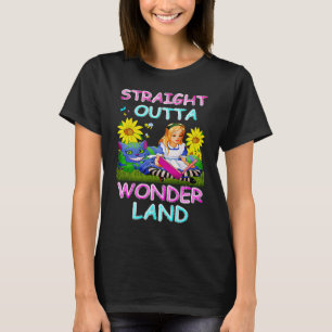 Camiseta Alice no País das Maravilhas Homens Mulheres Crian
