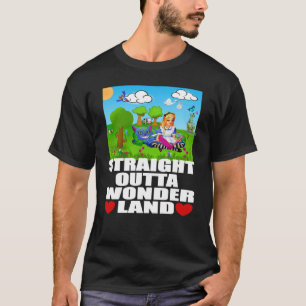 Camiseta Alice no País das Maravilhas Homens Mulheres Crian