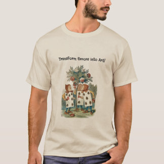 Camiseta Alice no País das Maravilhas Jogando Jardineiros