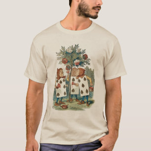 Camiseta Alice no País das Maravilhas Jogando Jardineiros