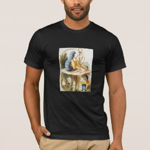 Camiseta Alice no País das Maravilhas Lagarta Fumando Nargu