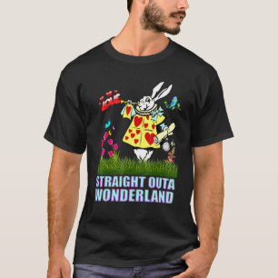 Camiseta Alice No País Das Maravilhas Mulheres Crianças Coe