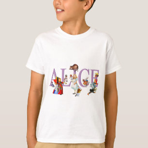 CAMISETA ALICE NO PAÍS DE AS MARAVILHAS & AMIGOS