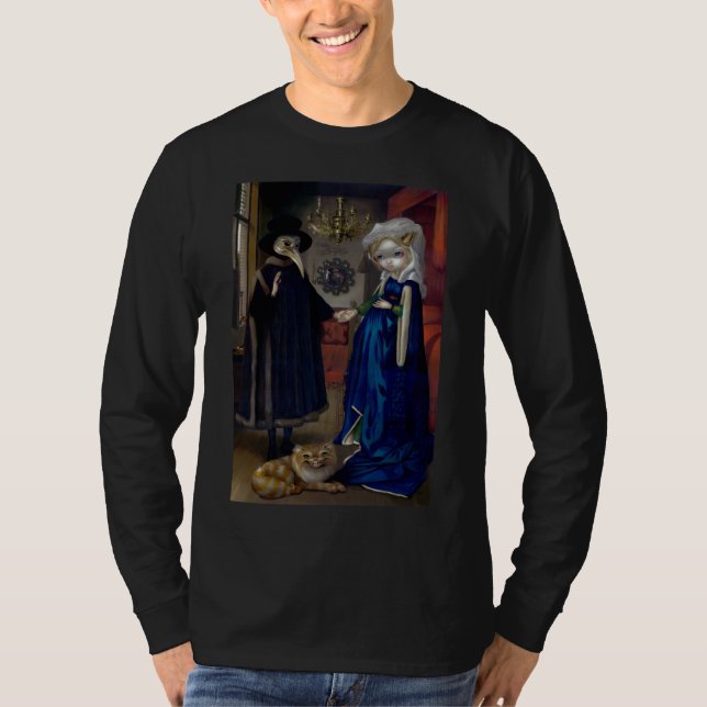 Camiseta Alice num gótico de Van Eyck Portrait SHIRT (Frente)