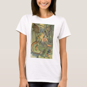 Camiseta Alice & o Jabberwocky na cor completa