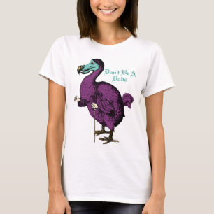 Camiseta Alice Random Engraçado no Pássaro Dodo Maravilha