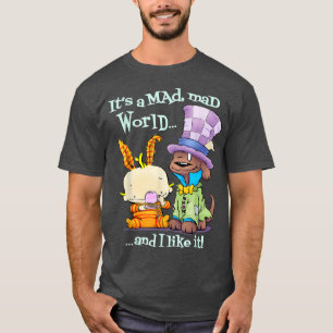 Camiseta Alice Wonderland Dog Bebê cachorro engraçado