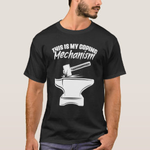 Camiseta Alicerce Anvil Hammer Forjando Metalworking Bl