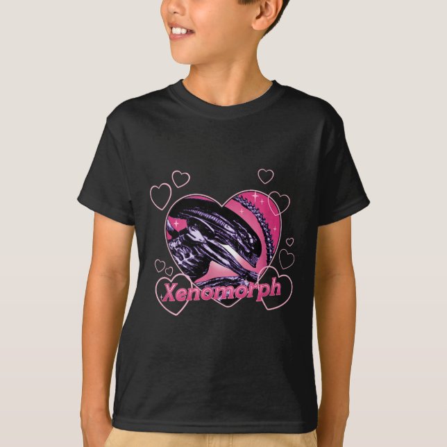 Camiseta Alien 3 Valentine's Day Loving Xenomorph Heart Rtr (Frente)