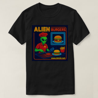Camiseta Alien Burgers - T-Shirt