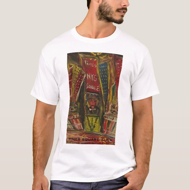 CAMISETA ALIEN DA TIMES SQUARE (Frente)