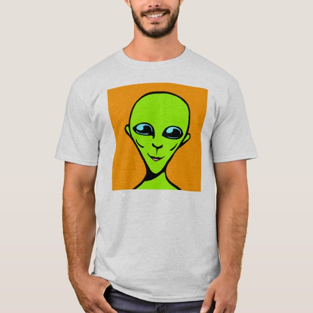 Camiseta Alien/ET feliz (Frente)