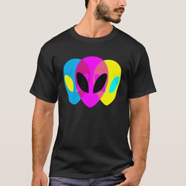 Camiseta Alien Gray CMYK Tryptic (Frente)