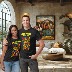 Camiseta Alien Neon Laranja – Criatura Funky Pop A