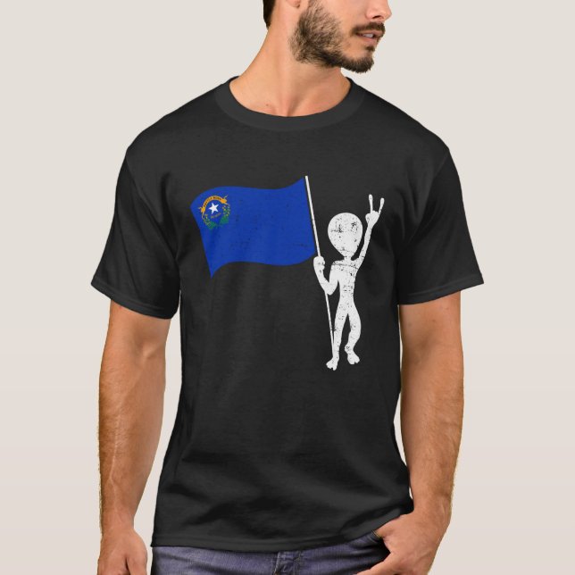 Camiseta Alien  Nevada Alien Área 51 (Frente)