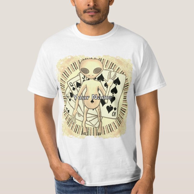Camiseta Alien Poker (Frente)