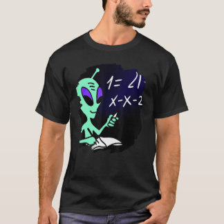 Camiseta Alien Studying Solving Math Science Physics Equati