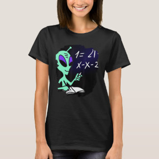 Camiseta Alien Studying Solving Math Science Physics Equati