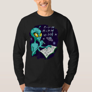 Camiseta Alien Studying Solving Math Science Physics Equati