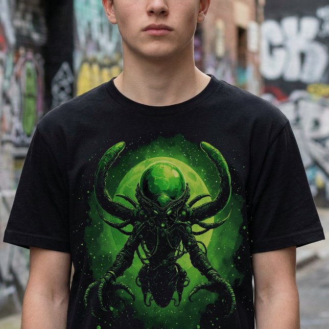 Camiseta Alien T-Shirt | HP Lovecraft Cosmic Horror Tee (Criador carregado)