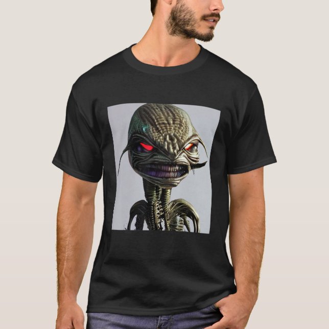 Camiseta Alien UFO UAP 51 area grey out of this world creat (Frente)