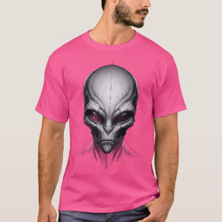 Camiseta Alienígena - A Cinza 3 (Fundo Transparente)