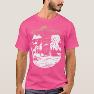 Camiseta Alienígena Acampamento Alienígena Ufo Espaço