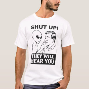 Camiseta Alienígena alerta humano